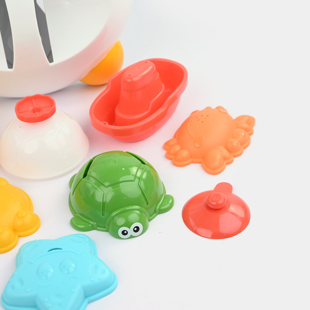 Penguin Bath Strainer Water Toy Set (8 Pcs)