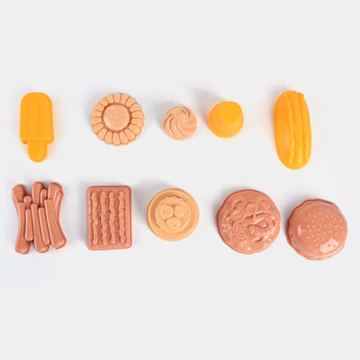 Play Dough Space Sand With Food Set For Kids