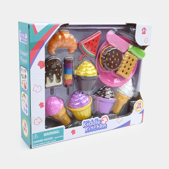 Kitchen Dessert Playset (18 Pcs)
