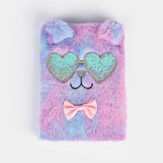 Diary Notebook Set with Pom-Pom Pen