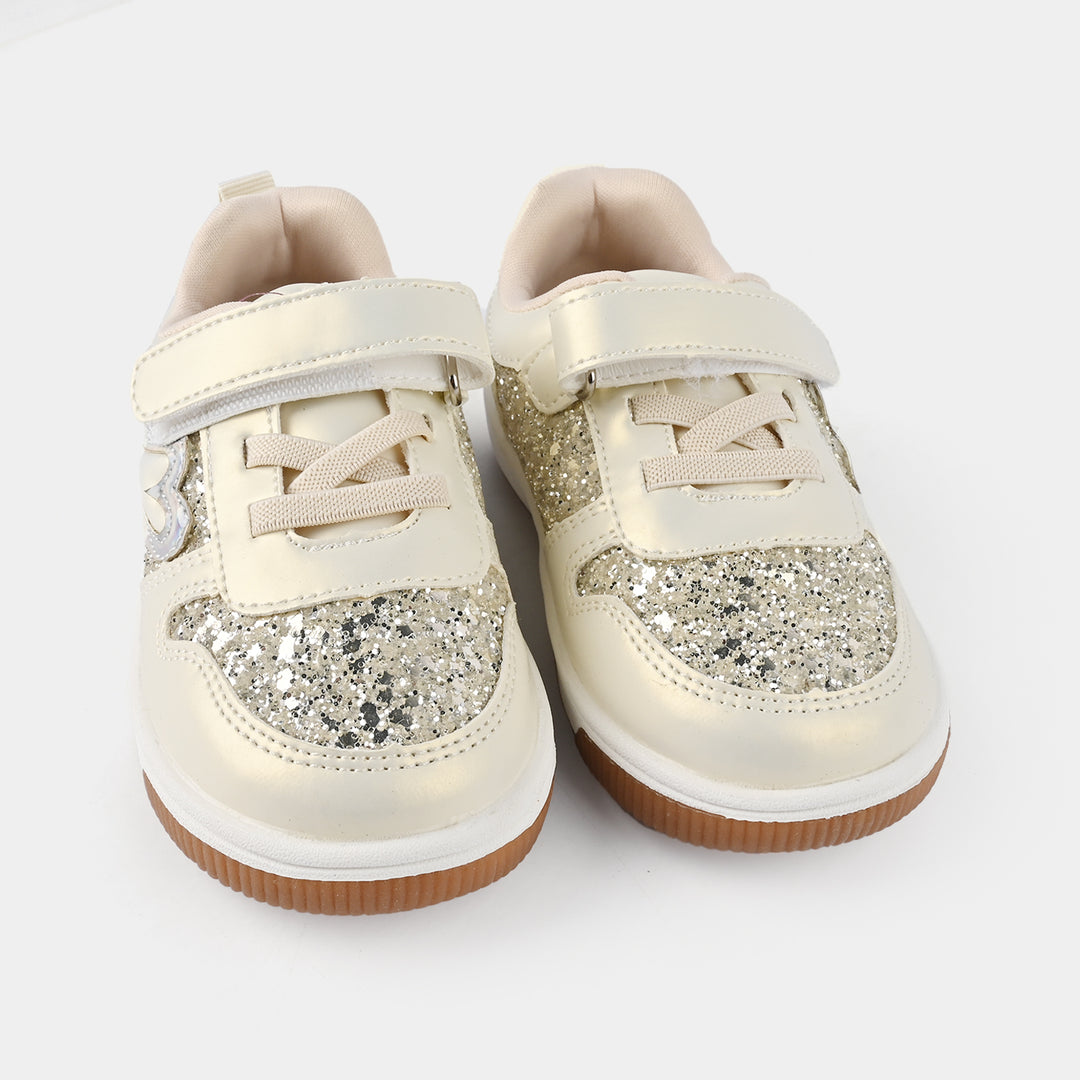 Girls Sneaker H468-4-BEIGE