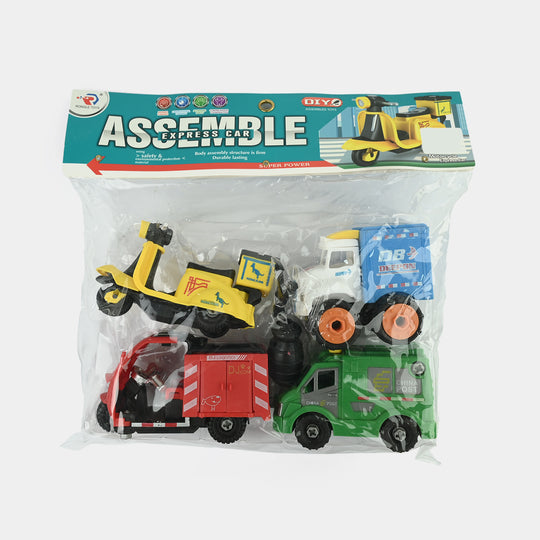 DIY Mini Vehicle Set | 4PCs