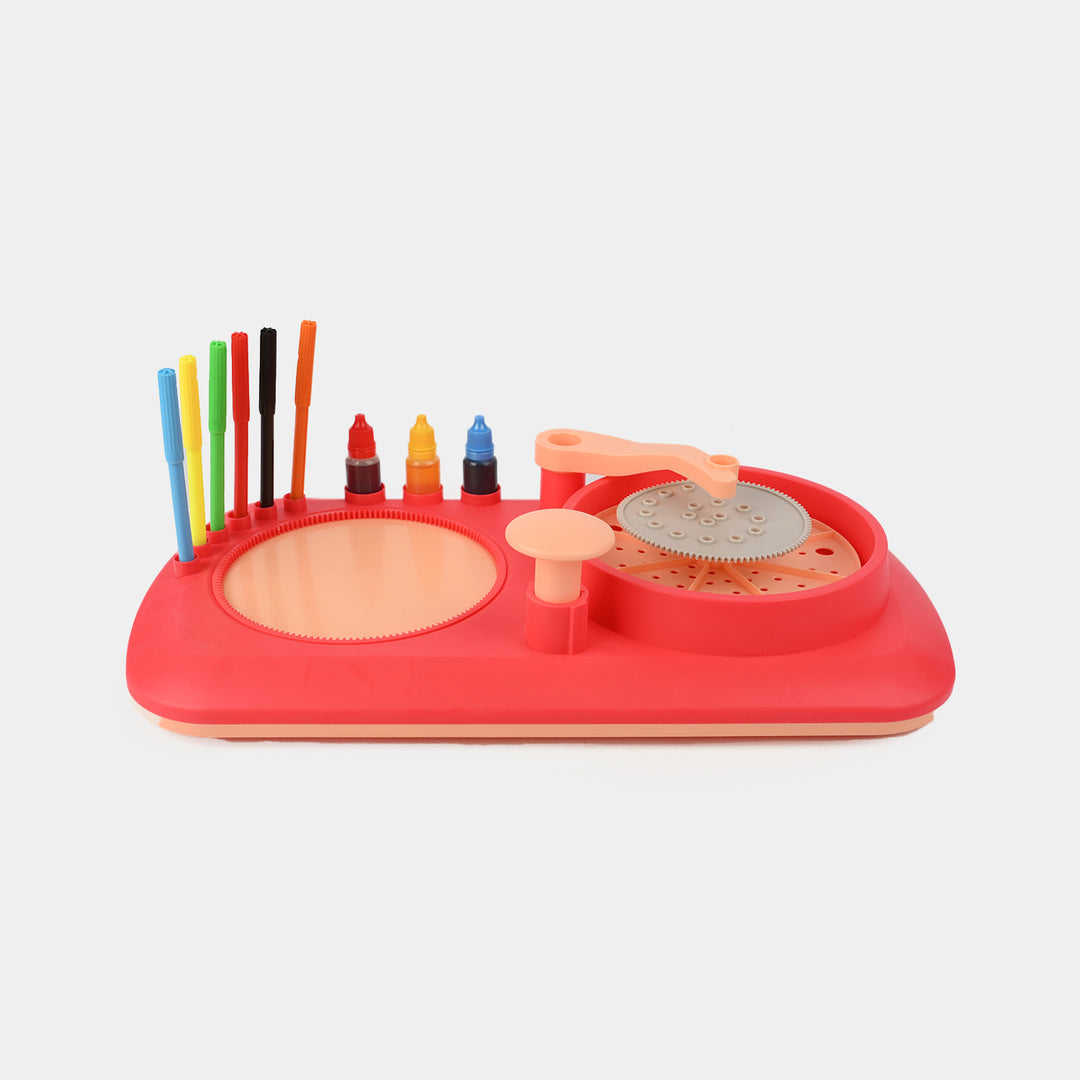Creative set Art board 3in1 Spirograph Graffiti Drawing