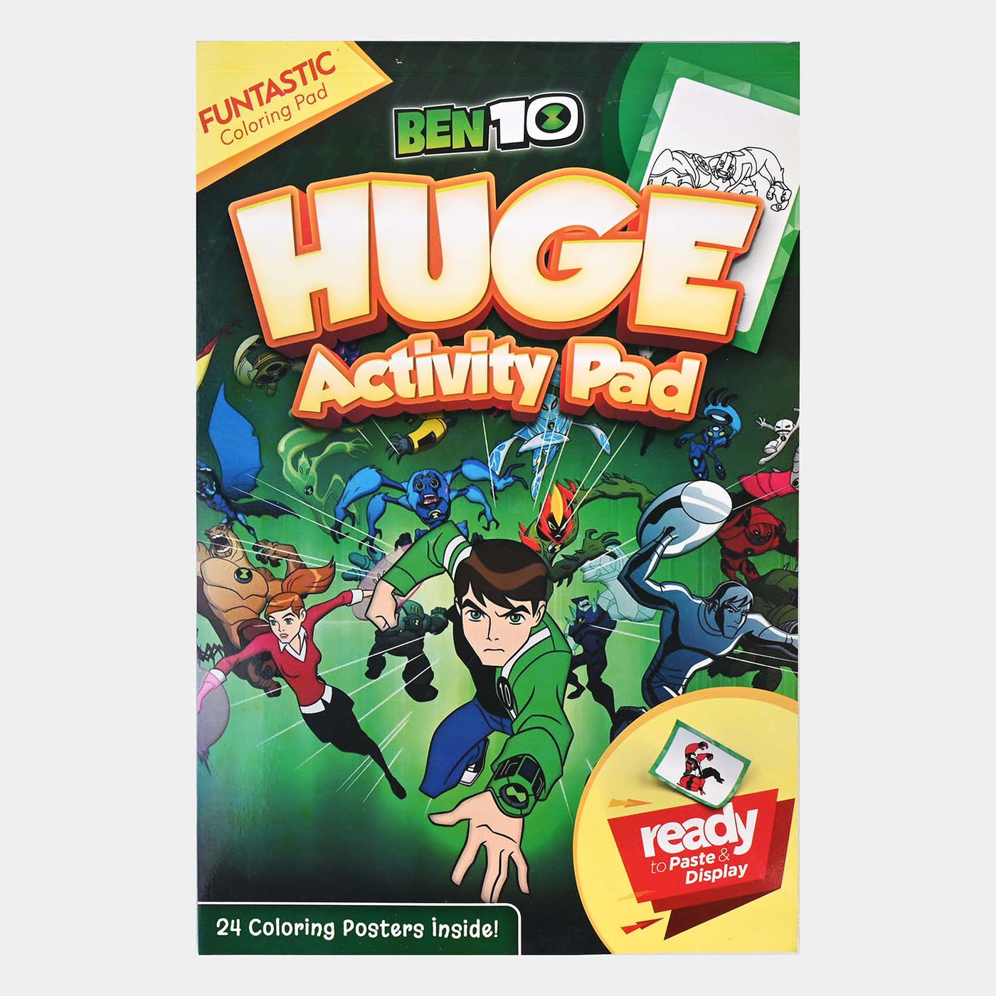 Huge Activity Pad, Character For Kids