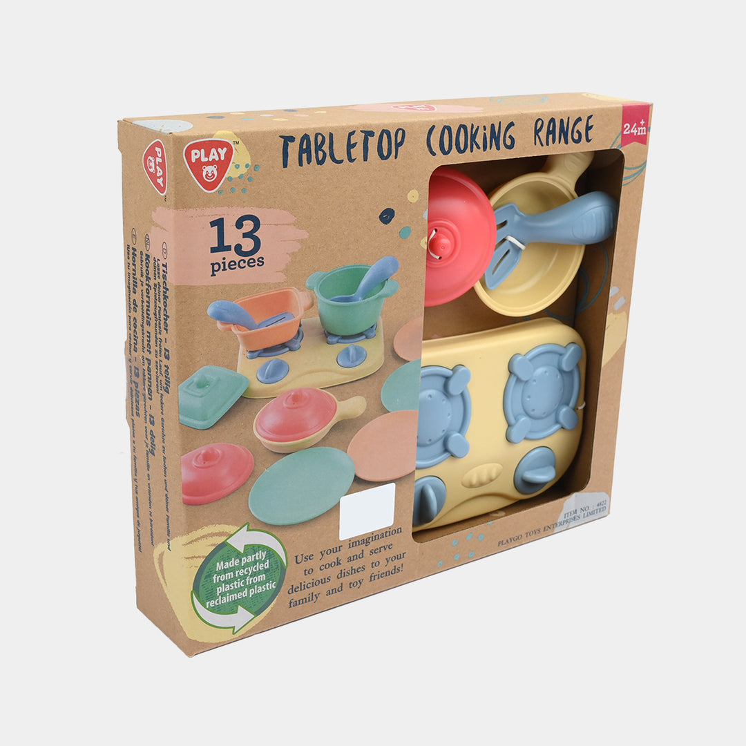 Educational Pretend Play Tabletop Cooking Range Toy