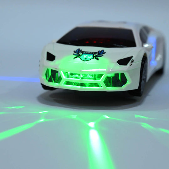 Bump Go Action Light & Music Car Toy For Kids