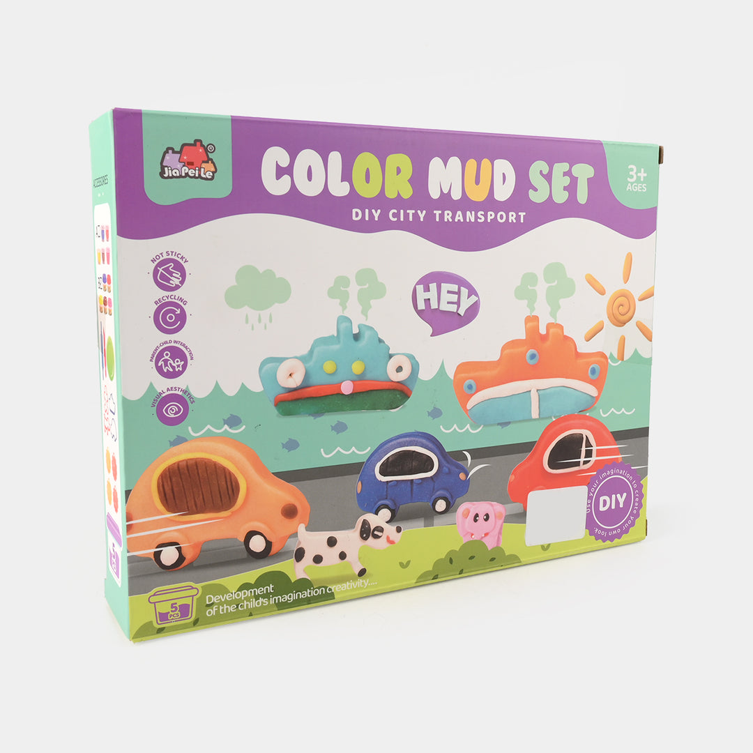 Mud Set DIY City Transport | Creative Play Dough Kit