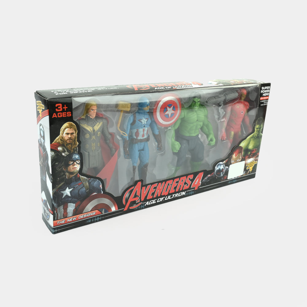 Super Power Hero Figures 4Pcs