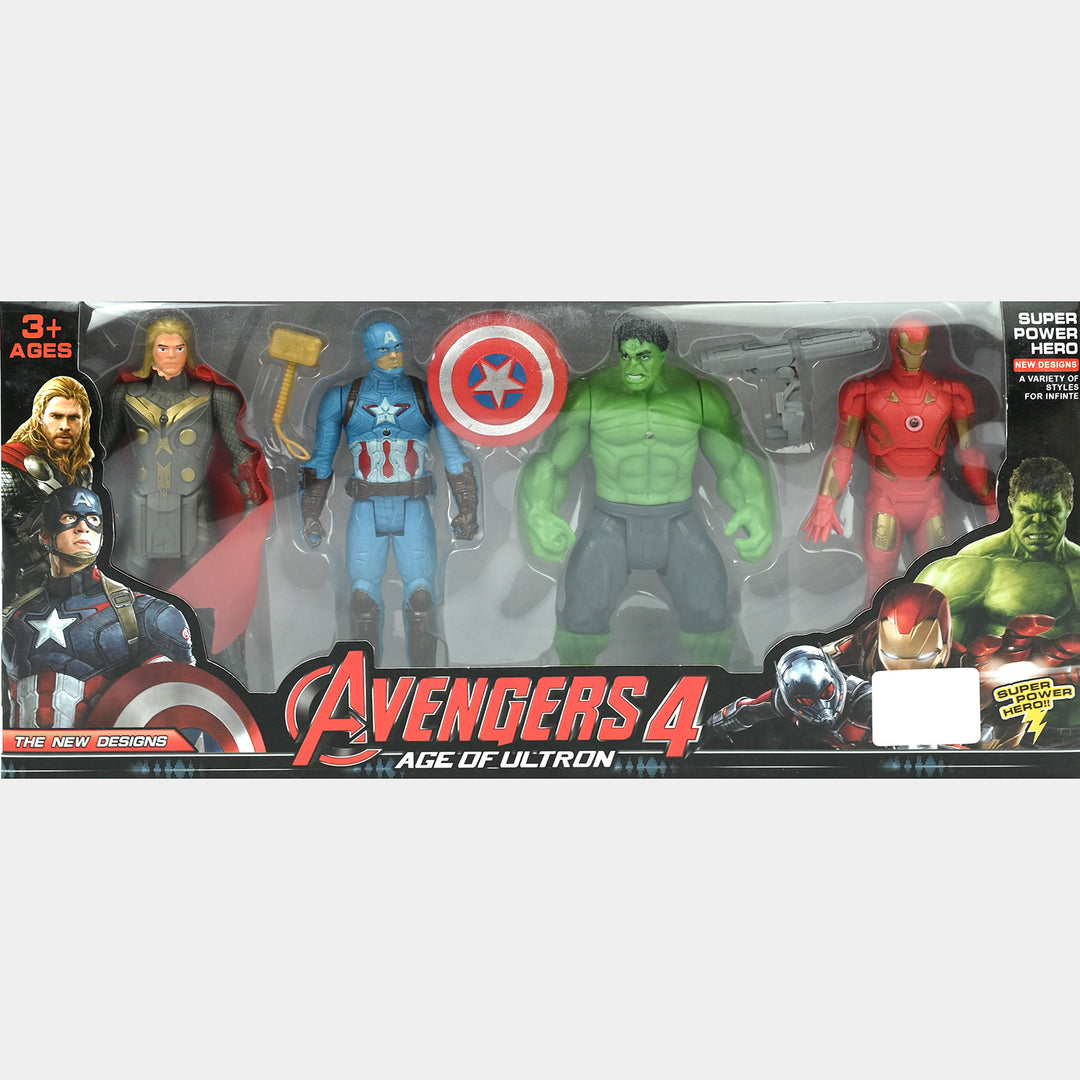 Super Power Hero Figures 4Pcs
