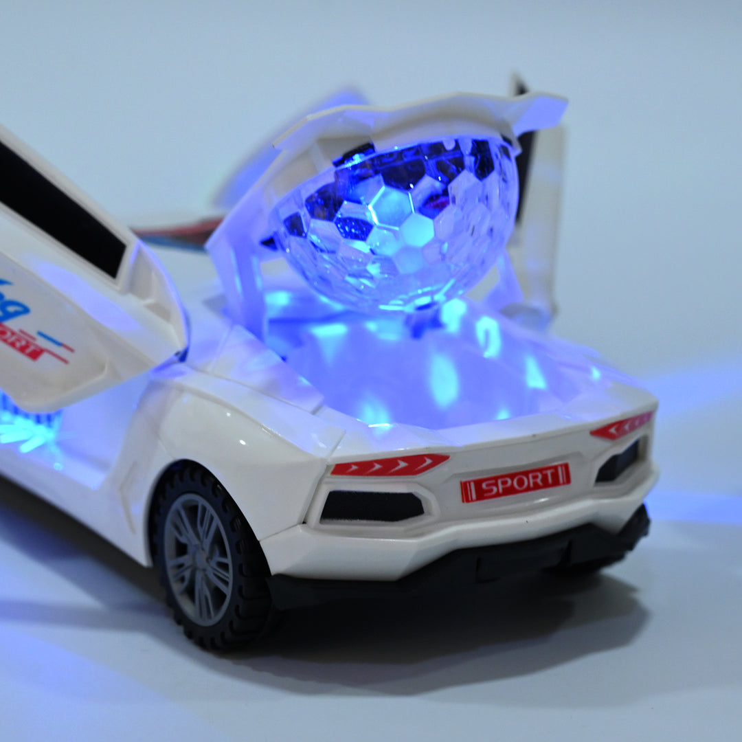 Bump Go Action Light & Music Car Toy For Kids