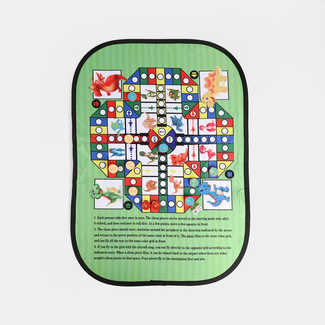 3-in-1 Space Pop-Up Bean Bag Toss & Board Game Set
