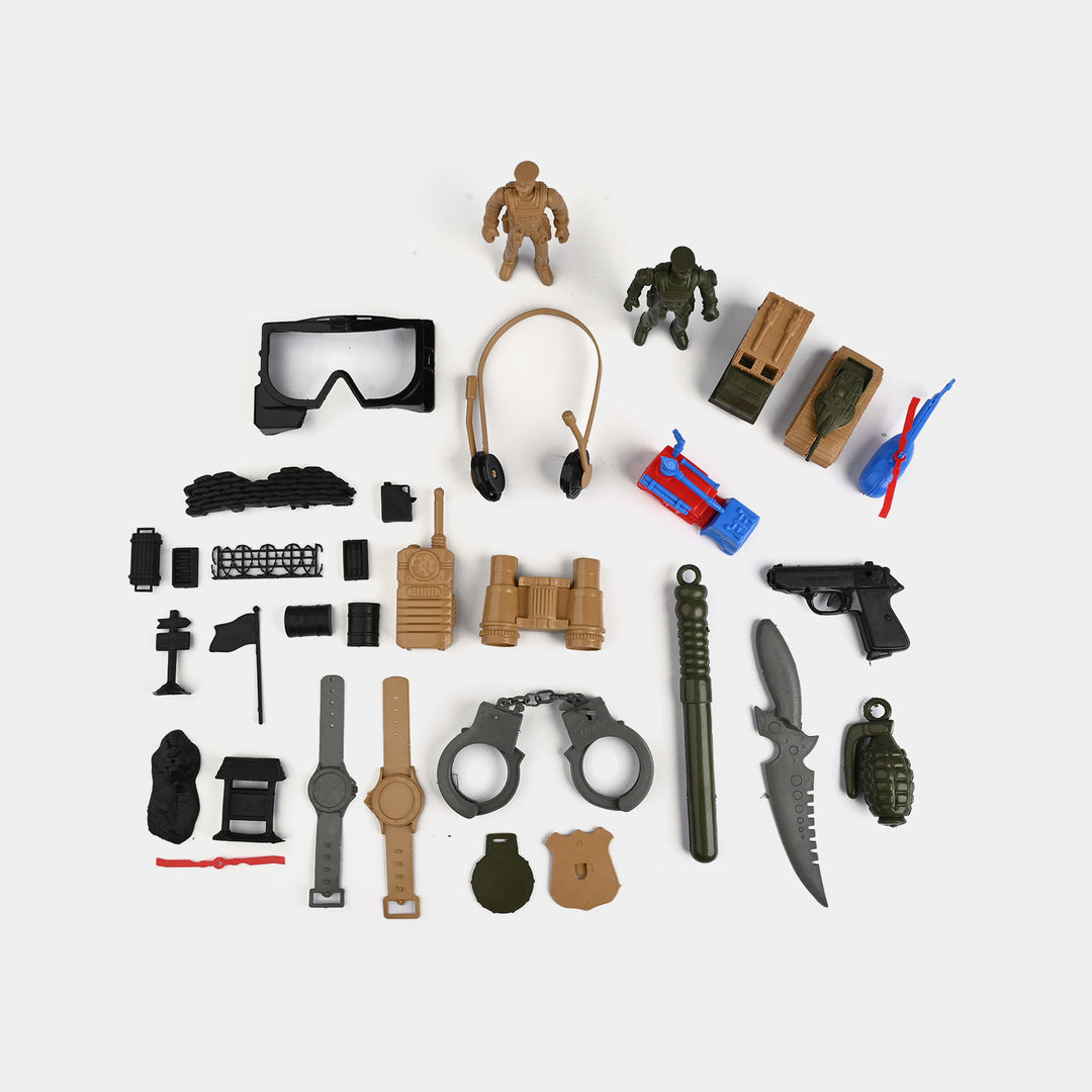 Military-Themed Medium Toy Play Set for Kids