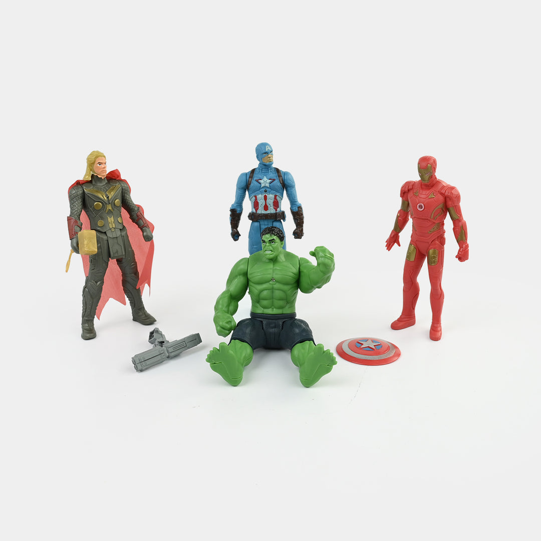 Super Power Hero Figures 4Pcs