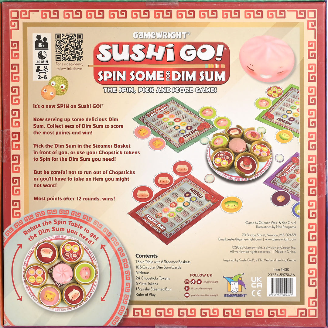 Sushi Go Spin Some for Dim Sum Game Board Game