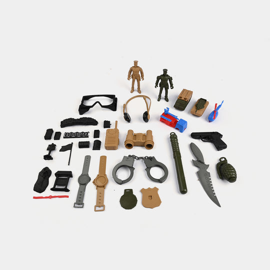 Military-Themed Medium Toy Play Set for Kids