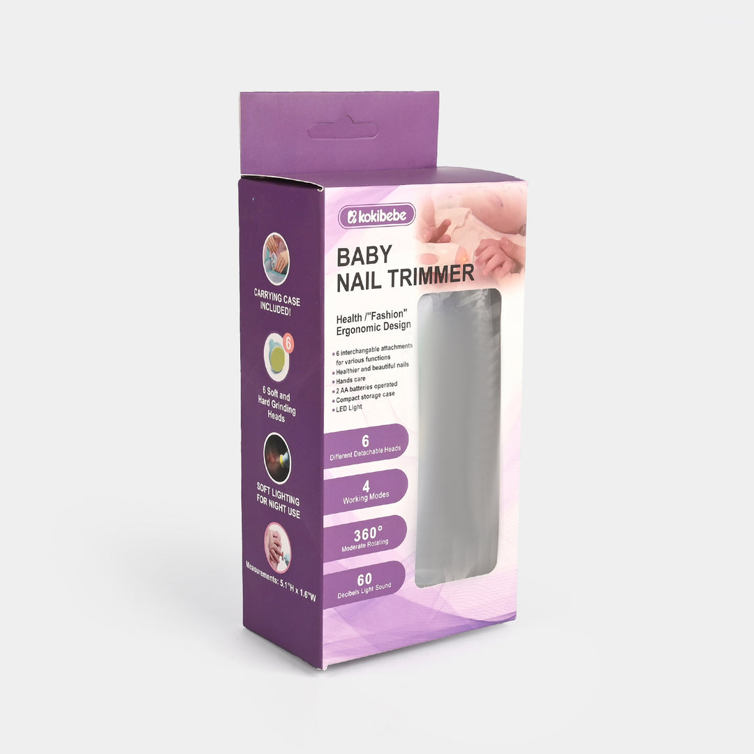 Gentle & Safe Electric Baby Nail Trimmer Kit