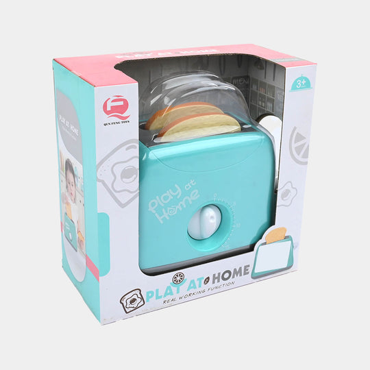 Pop-Up Toaster Appliance Toy With Food Slices