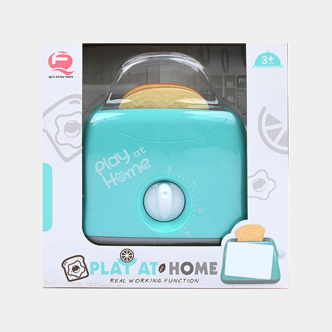 Pop-Up Toaster Appliance Toy With Food Slices