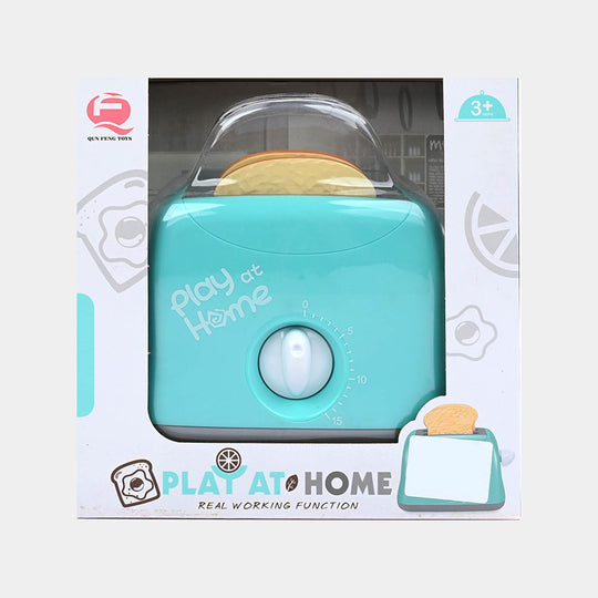 Pop-Up Toaster Appliance Toy With Food Slices