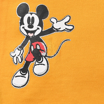Infant Boys Cotton PK Polo T-shirt Mickey-Citrus