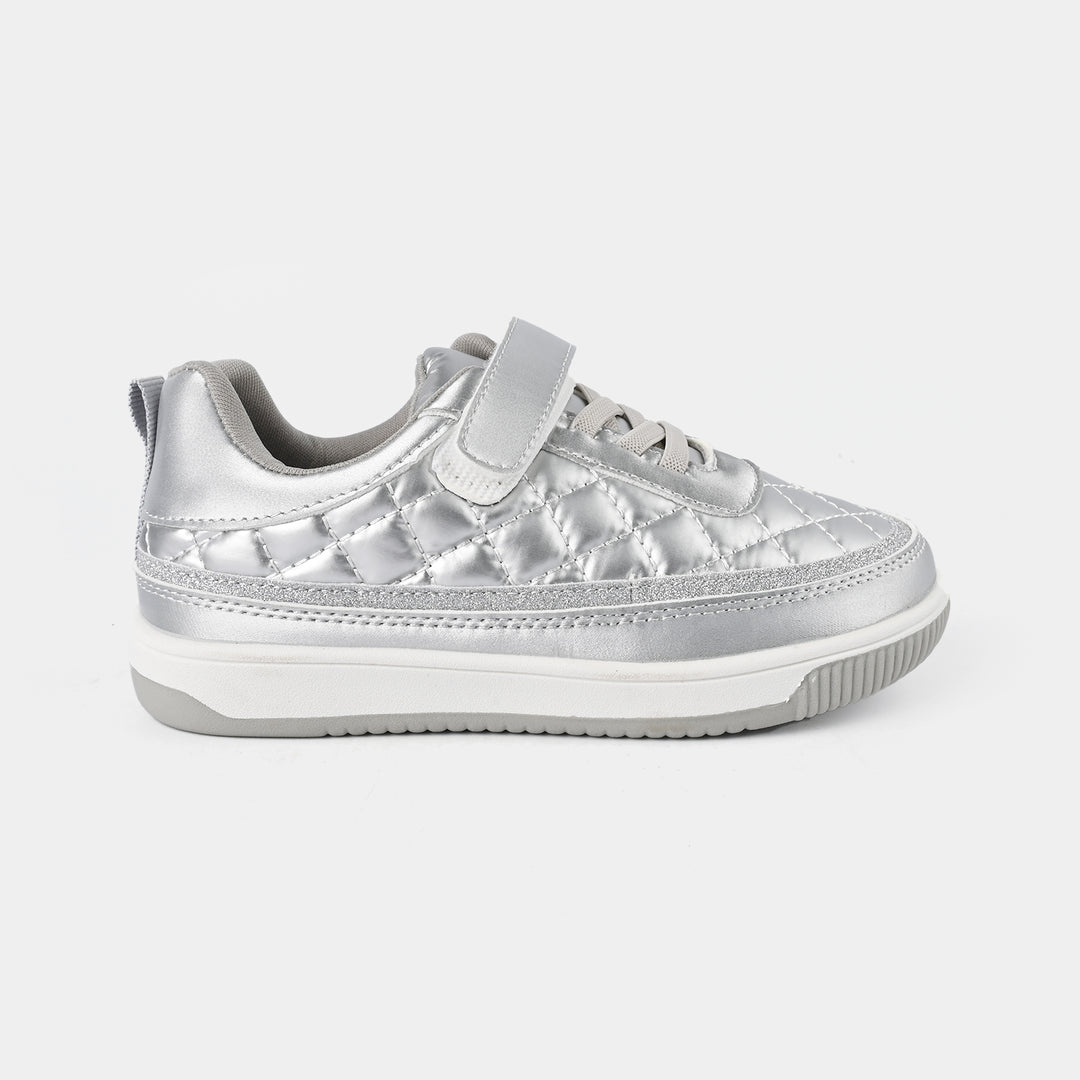 Girls Sneaker H558-L10-SILVER