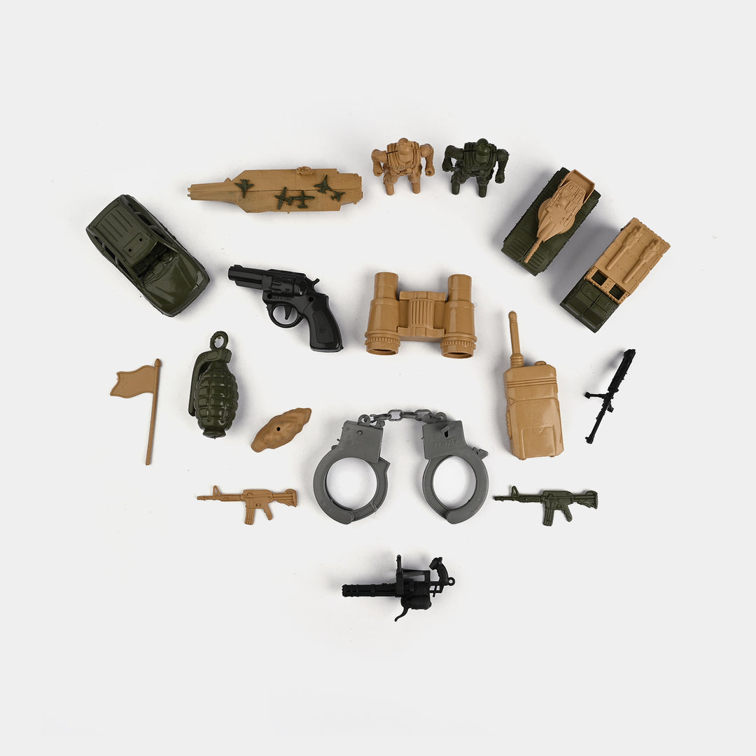 Military-Themed Small Toy Play Set for Kids