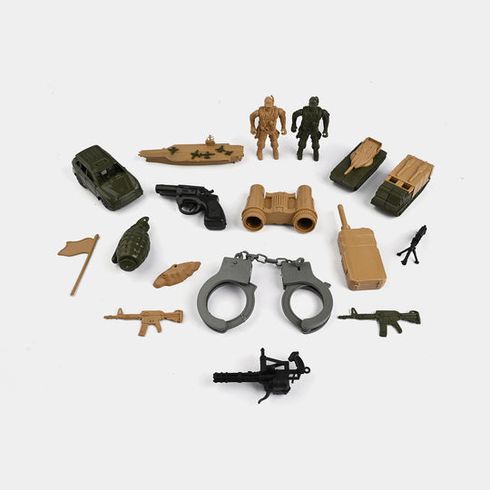 Military-Themed Small Toy Play Set for Kids