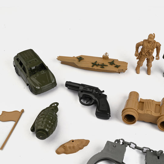 Military-Themed Small Toy Play Set for Kids