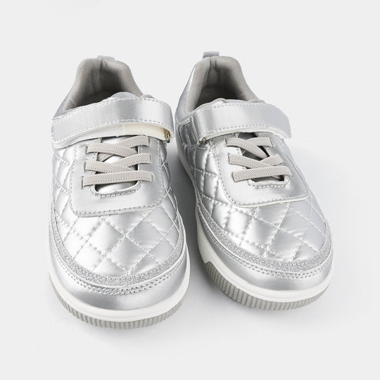 Girls Sneaker H558-L10-SILVER