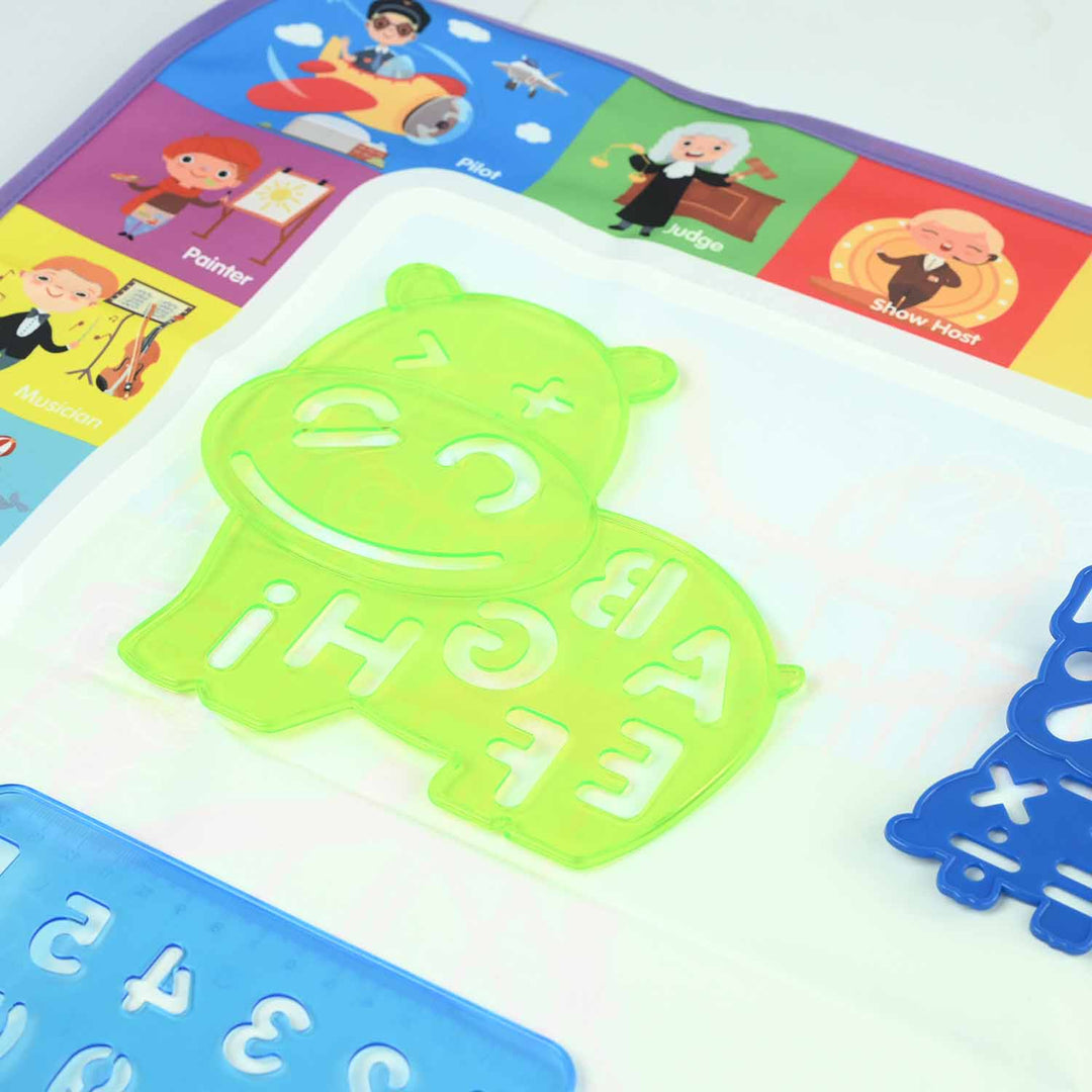 Water Canvas Water Drawing Mat Set