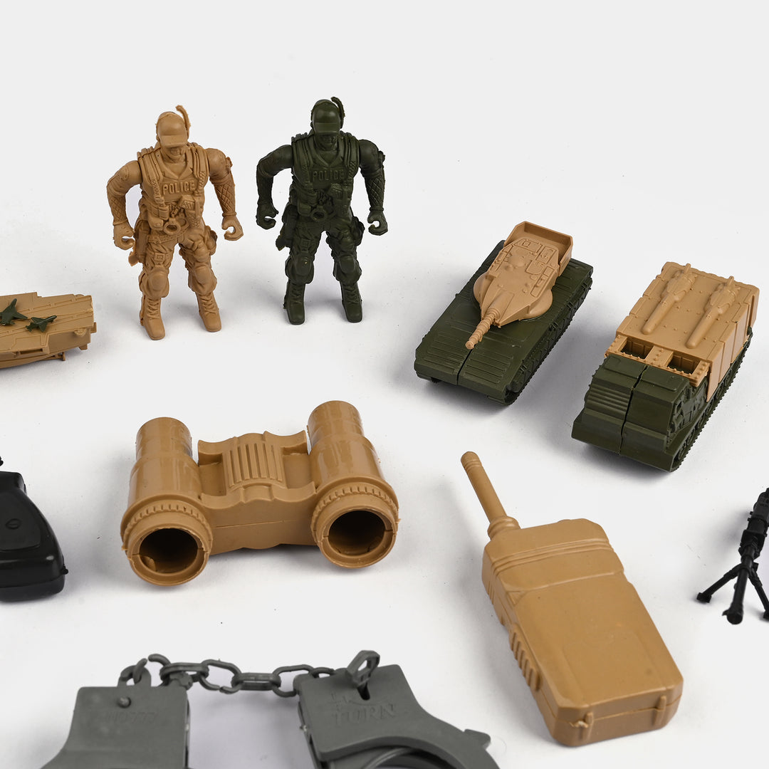 Military-Themed Small Toy Play Set for Kids
