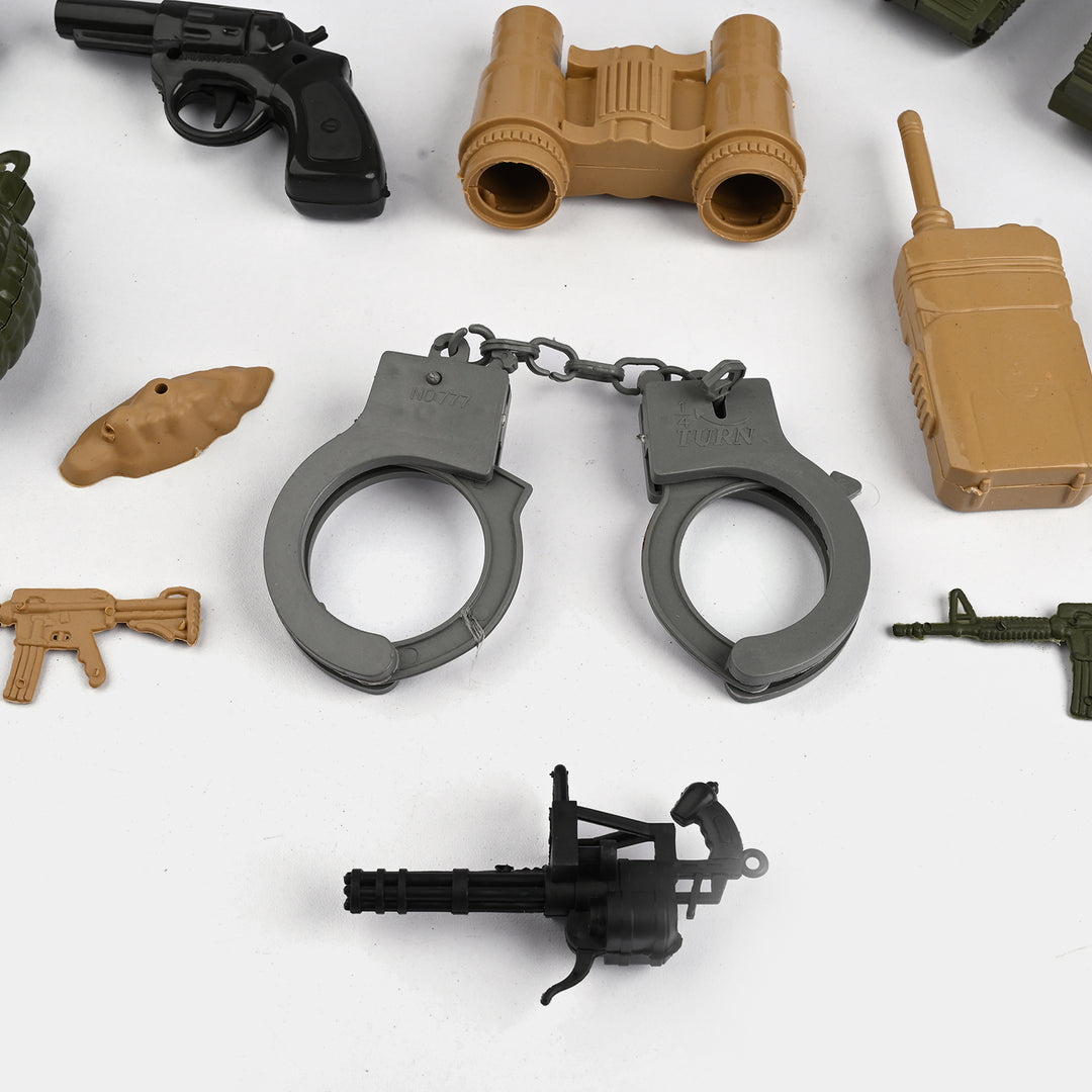 Military-Themed Small Toy Play Set for Kids
