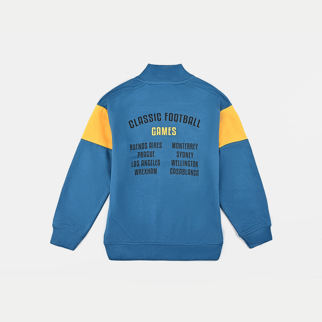 Boys Cotton Terry Sweatshirt Football