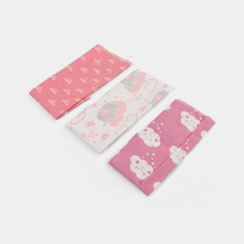 Soft Cotton Baby Face Towel | 3PCs