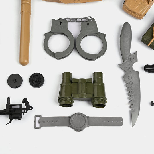 Military-Themed Large Toy Play Set for Kids
