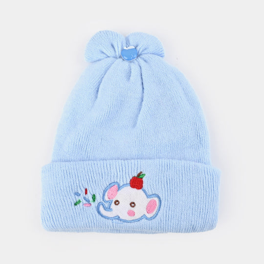 Baby Winter Cap/Hat  Elephant Embroidered | 6M+