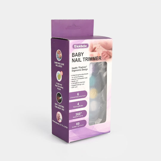 Gentle & Safe Electric Baby Nail Trimmer Kit