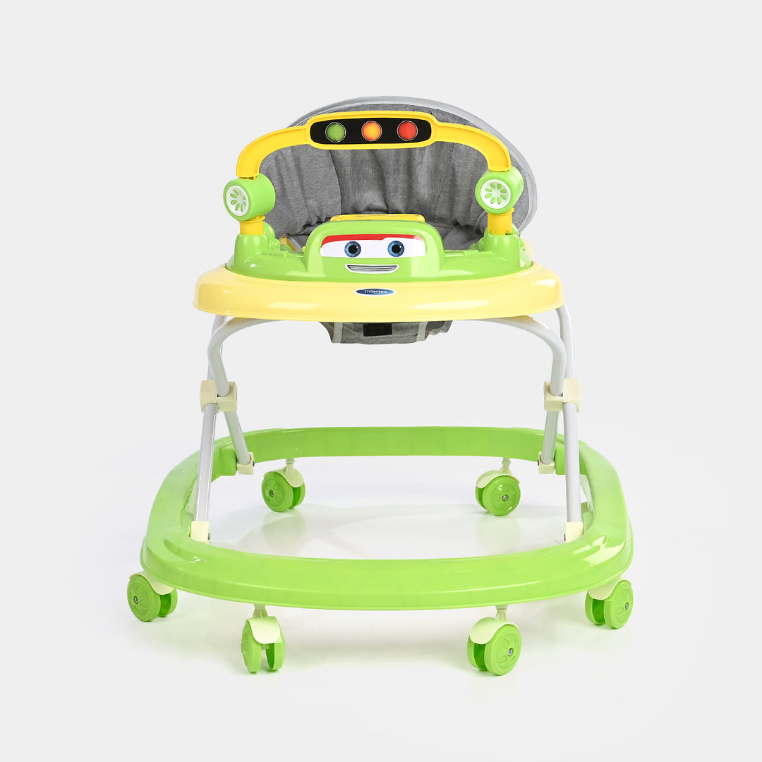 Car Theme Baby Walker Infantes 606 Green