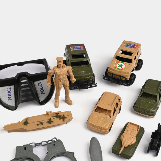 Military-Themed Large Toy Play Set for Kids