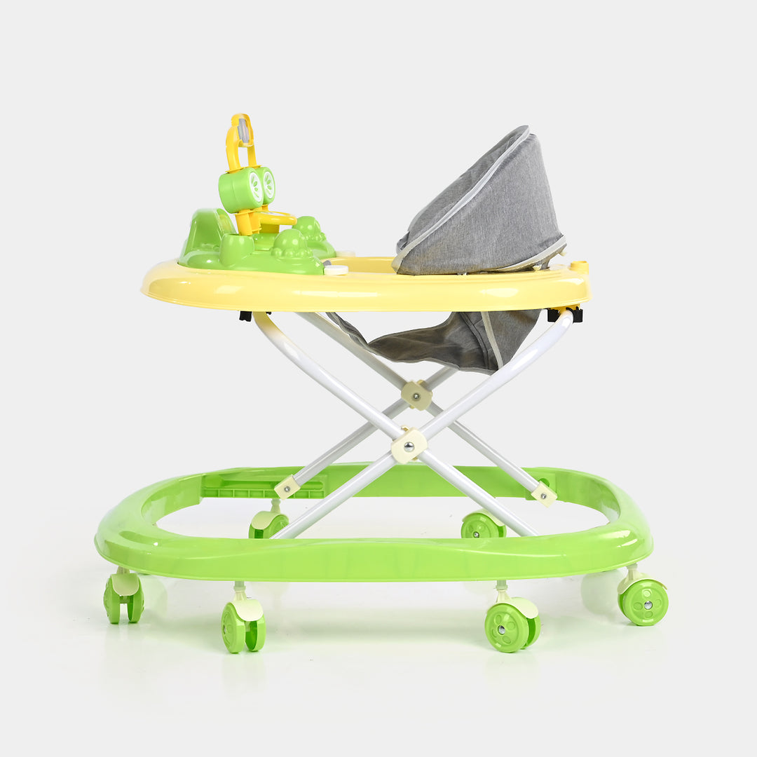 Car Theme Baby Walker Infantes 606 Green