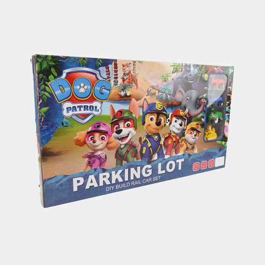 Parking Lot DIY Build Rail Car Set – 4 Car Playset