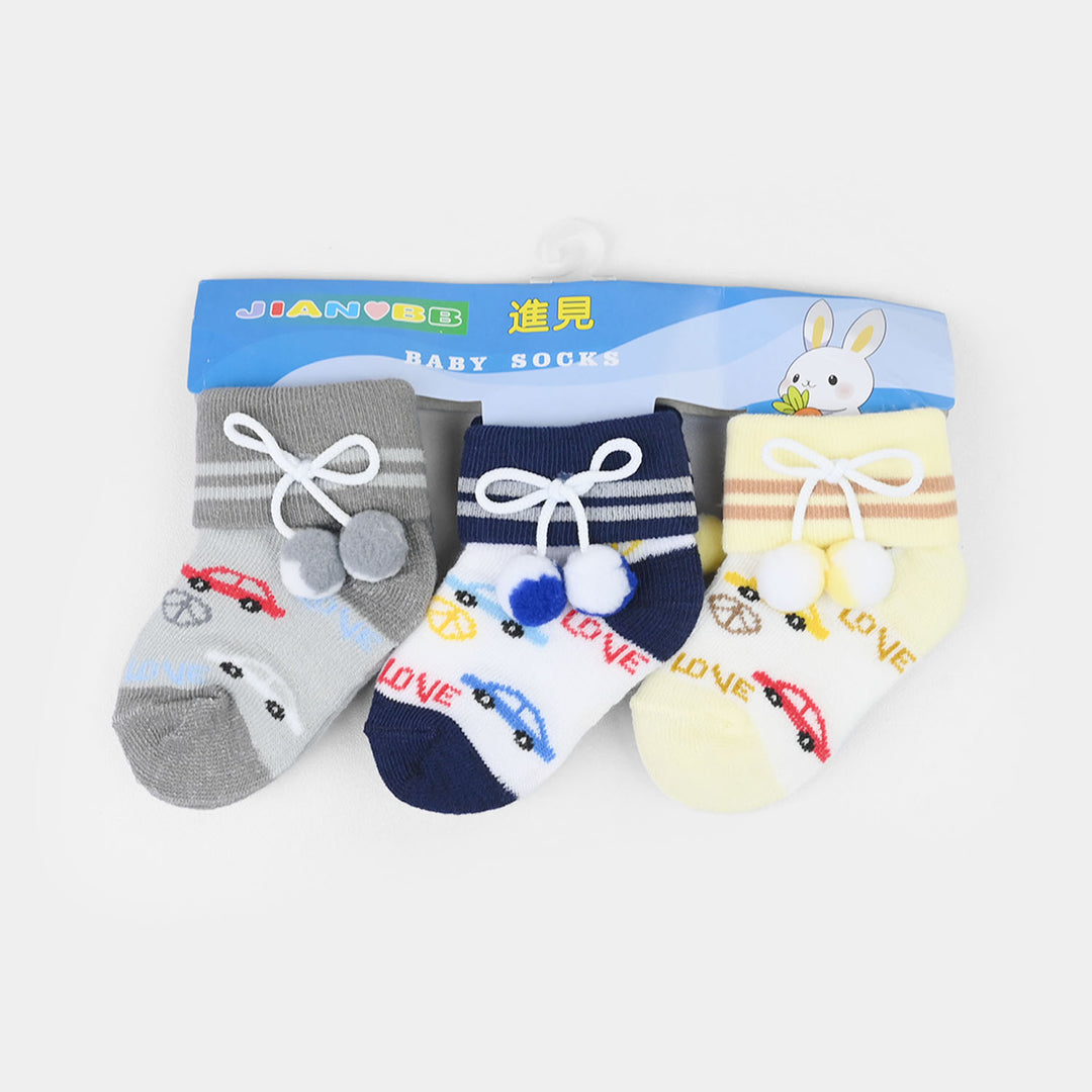 BABY SOCKS PACK OF 3 | 6-12M