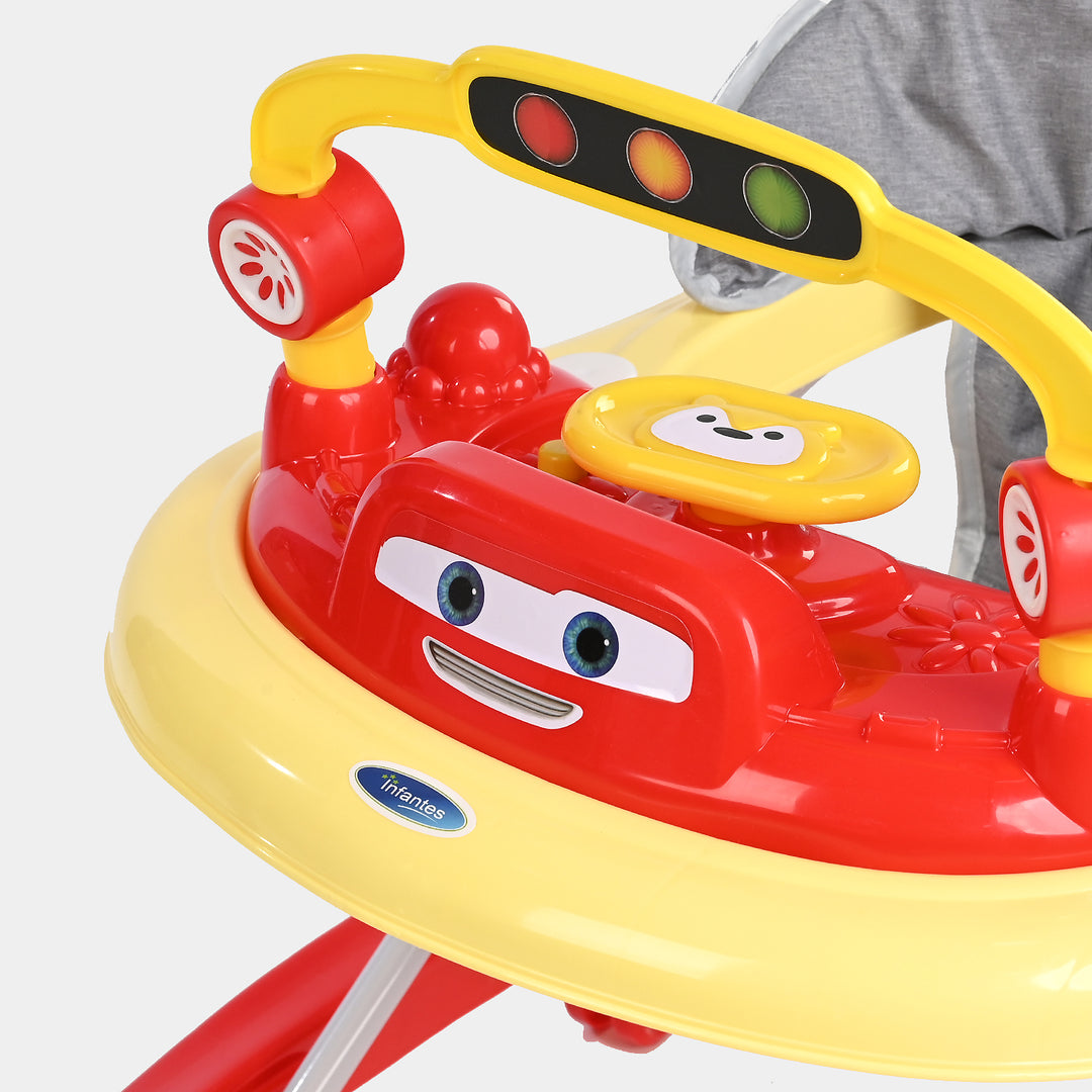 Car Theme Baby Walker Infantes 606 Red