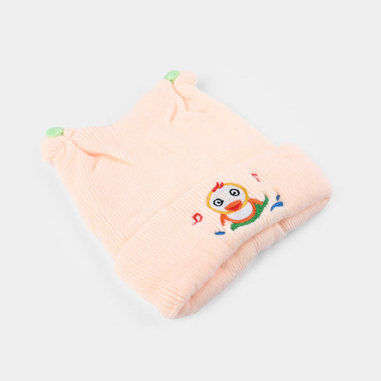 Baby Winter Cap/Hat  Duck Embroidered | 6M+