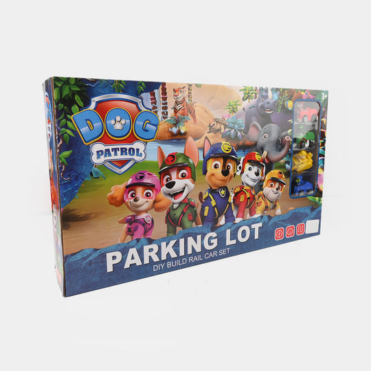 Parking Lot DIY Build Rail Car Set – 4 Car Playset