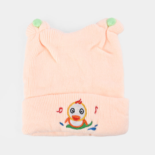 Baby Winter Cap/Hat  Duck Embroidered | 6M+