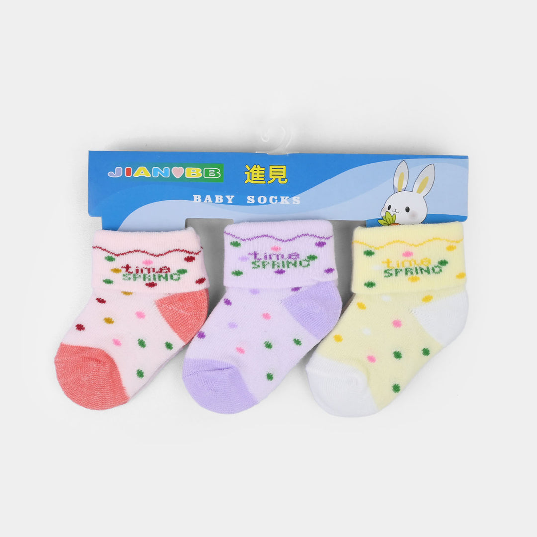 BABY SOCKS PACK OF 3 | 6-12M