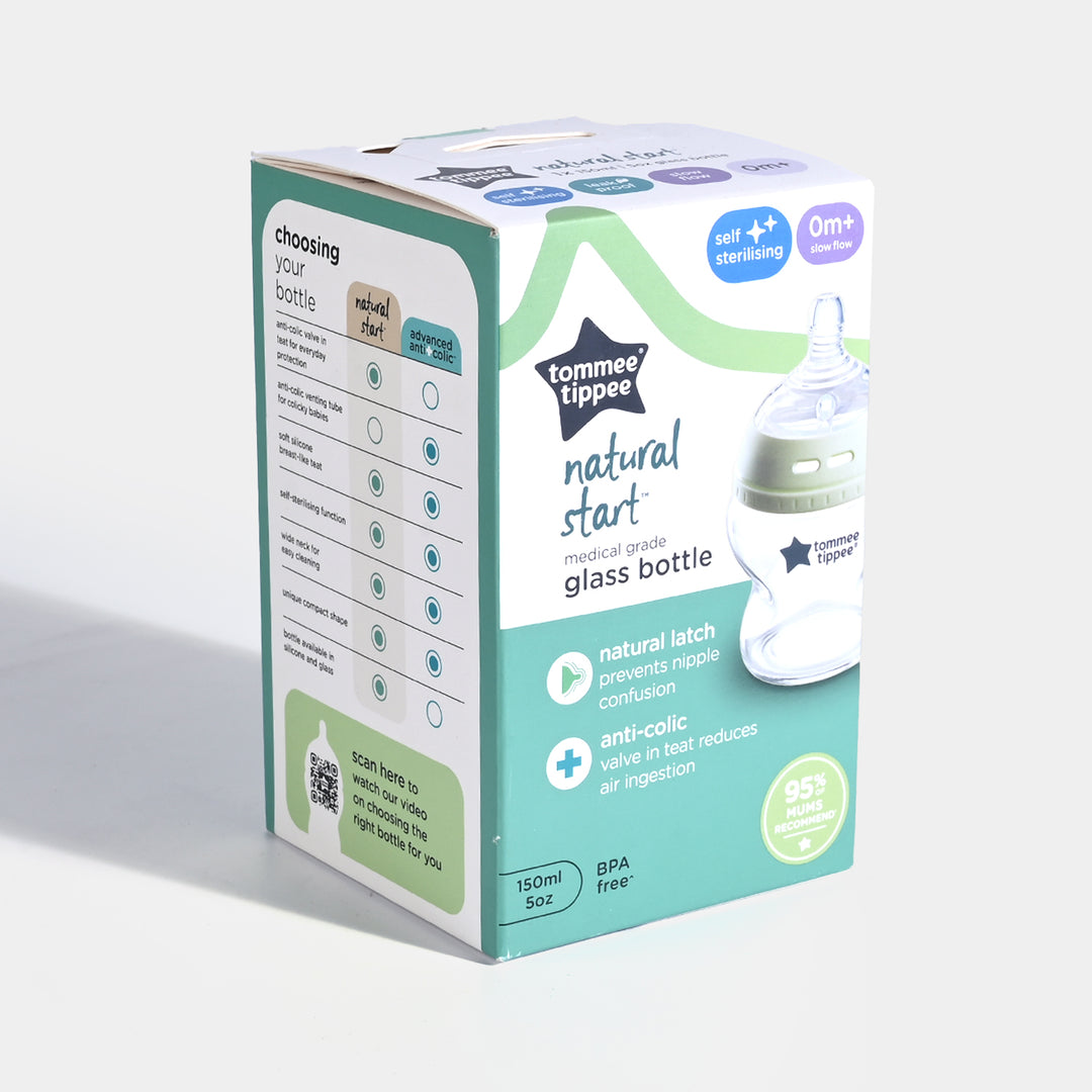 Natural Start Glass Bottle 150ml PK1