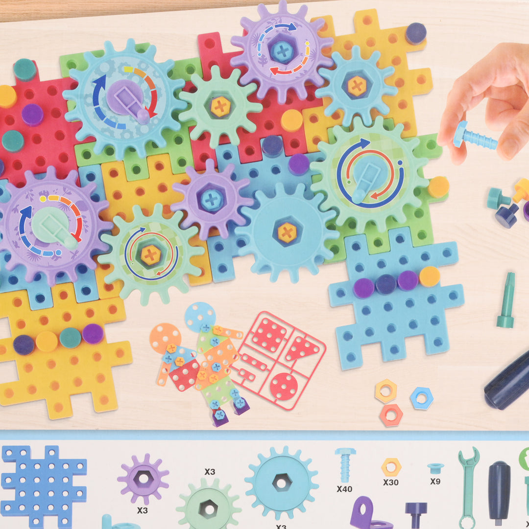 DIY Blocks and Puzzle Set for Kids
