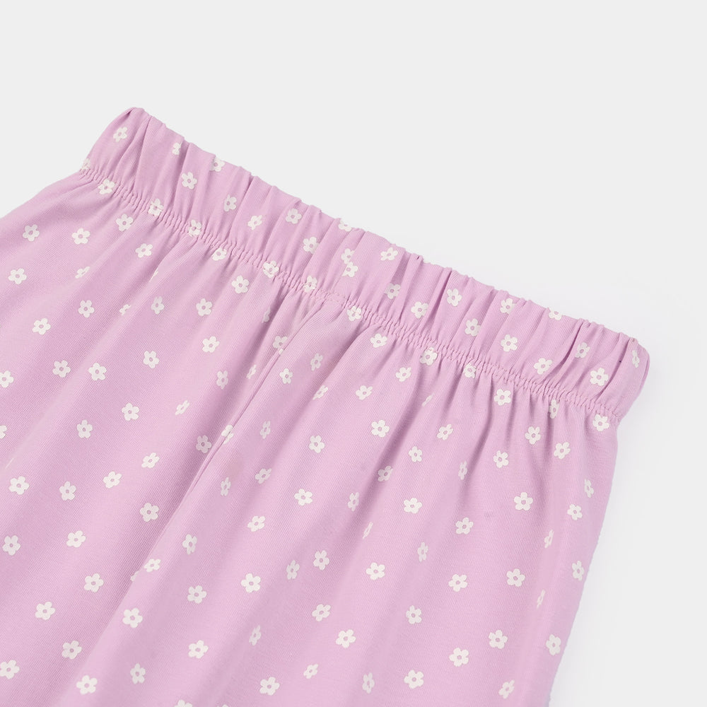 Girls Lycra Jersey Tights – Purple